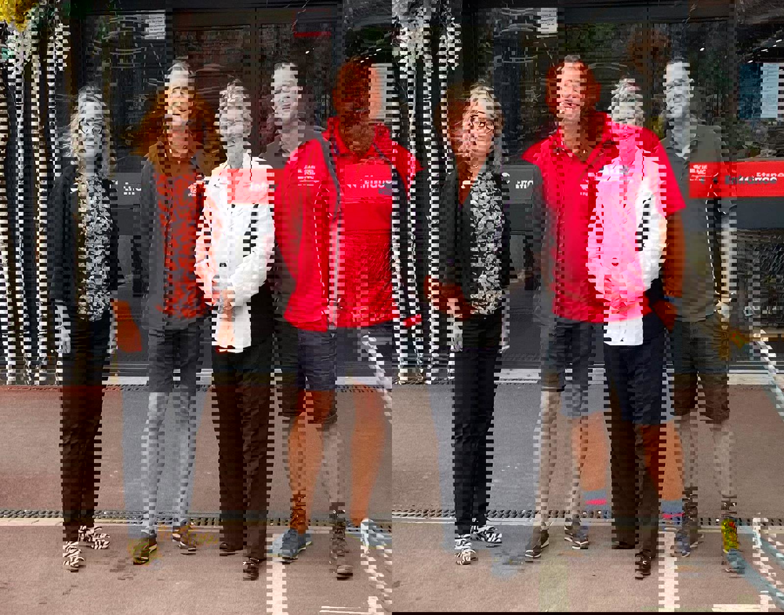 Heather Wheeler MP at Garden King with Darren Sanders and Jennifer Pheasey